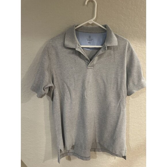 Land End Tradition Fit Grey Men’s Large - Picture 1 of 4